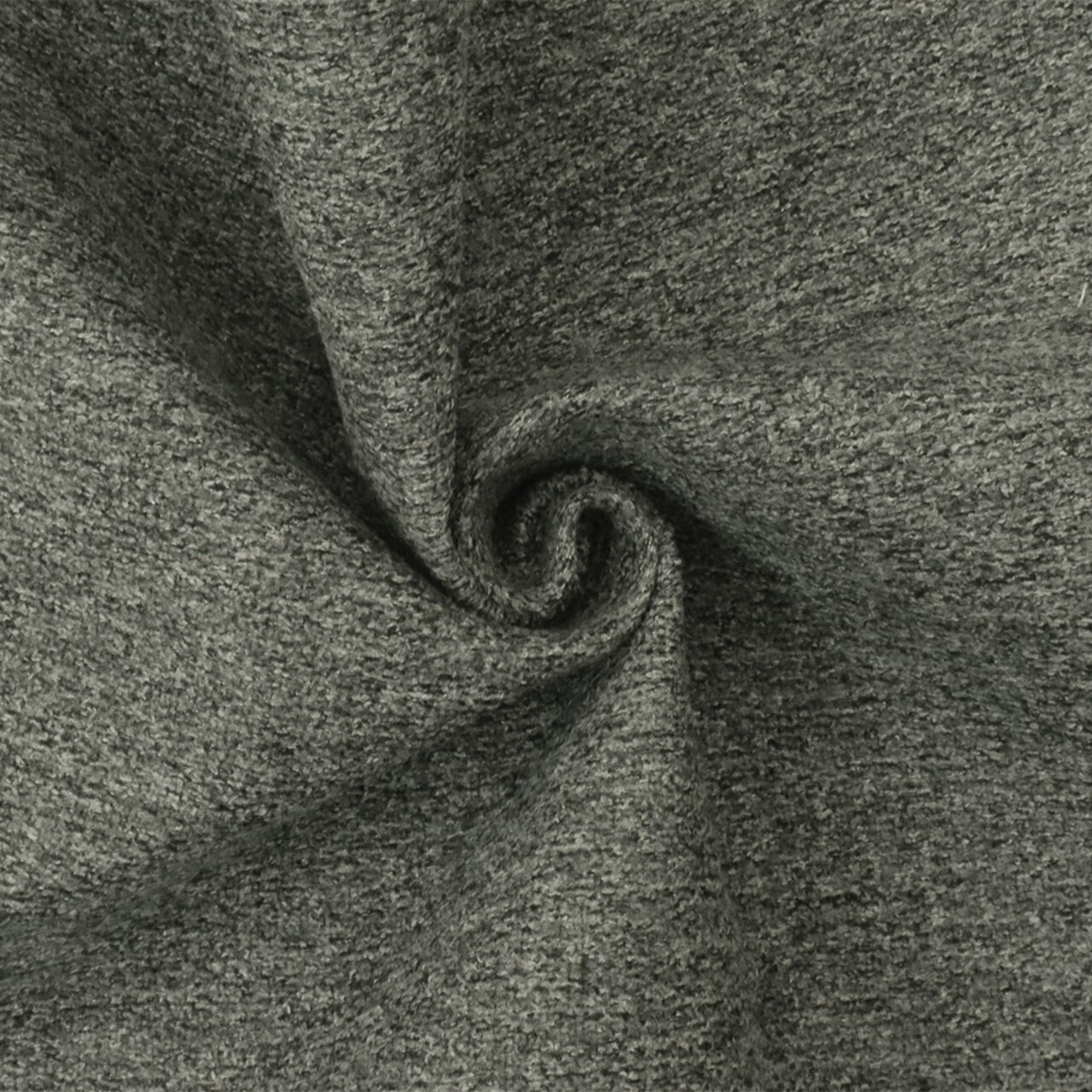 Gray Texture Poly Blend Woven Home Decorating Fabric By the Yard